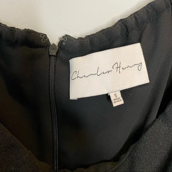 CHARLES HENRY Off the Shoulder Little Black Dress Small - Picture 7 of 11